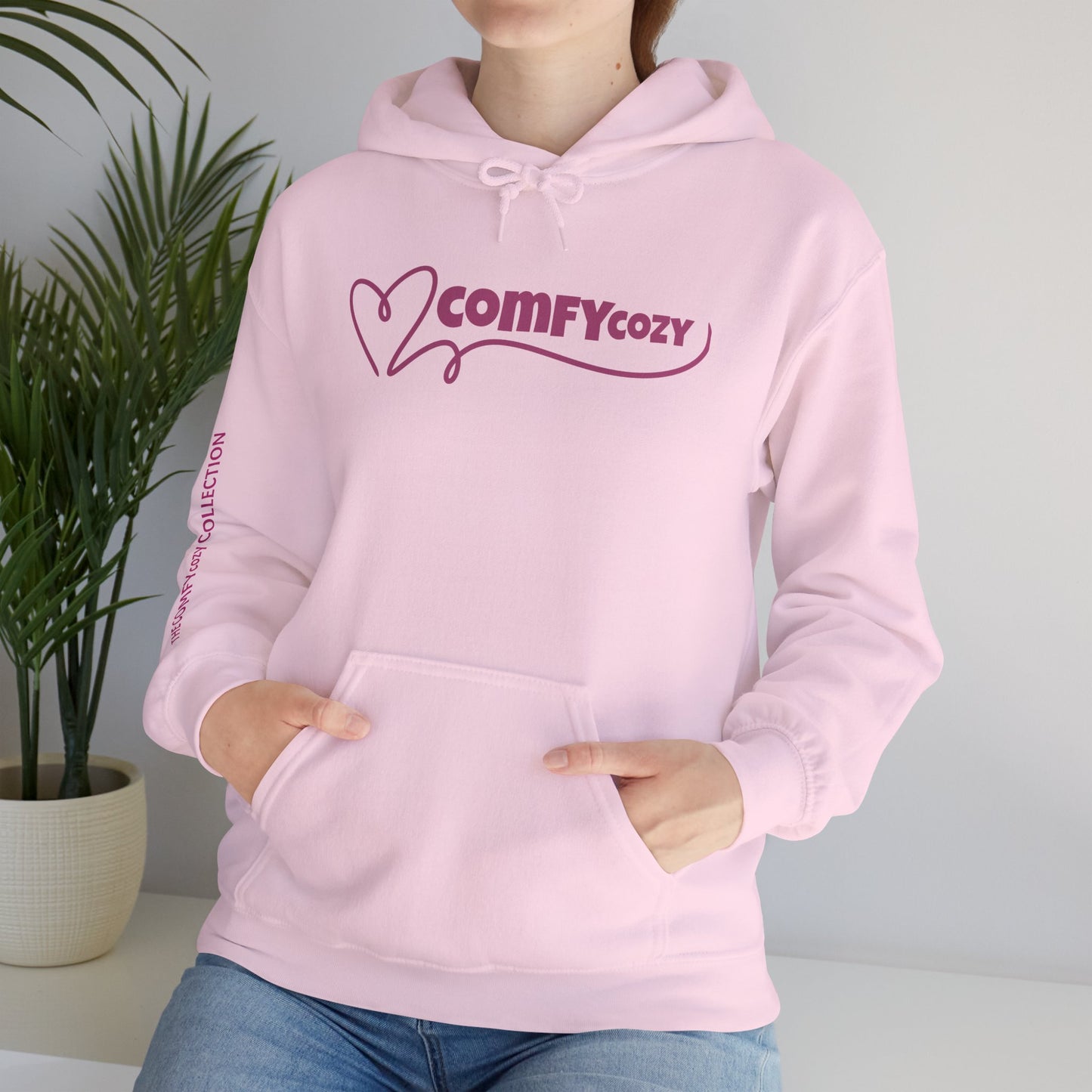 COMFYcozy Swirl Heart Heavy Blend™ Hooded Sweatshirt