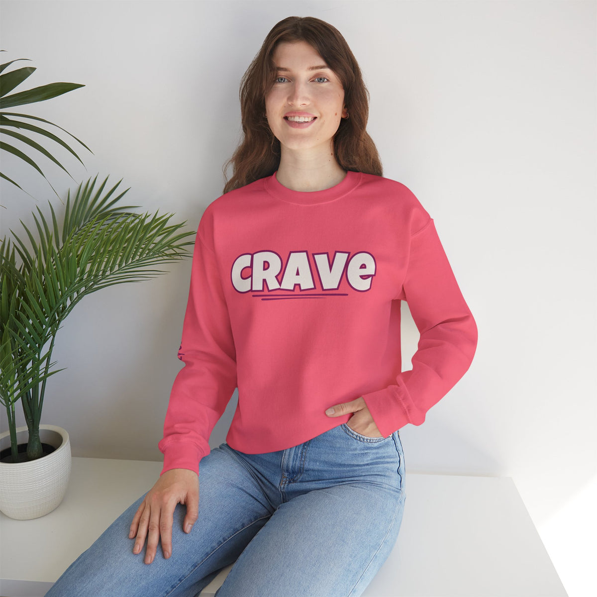 CRAVE our COMFYcozy Crewneck Sweatshirt