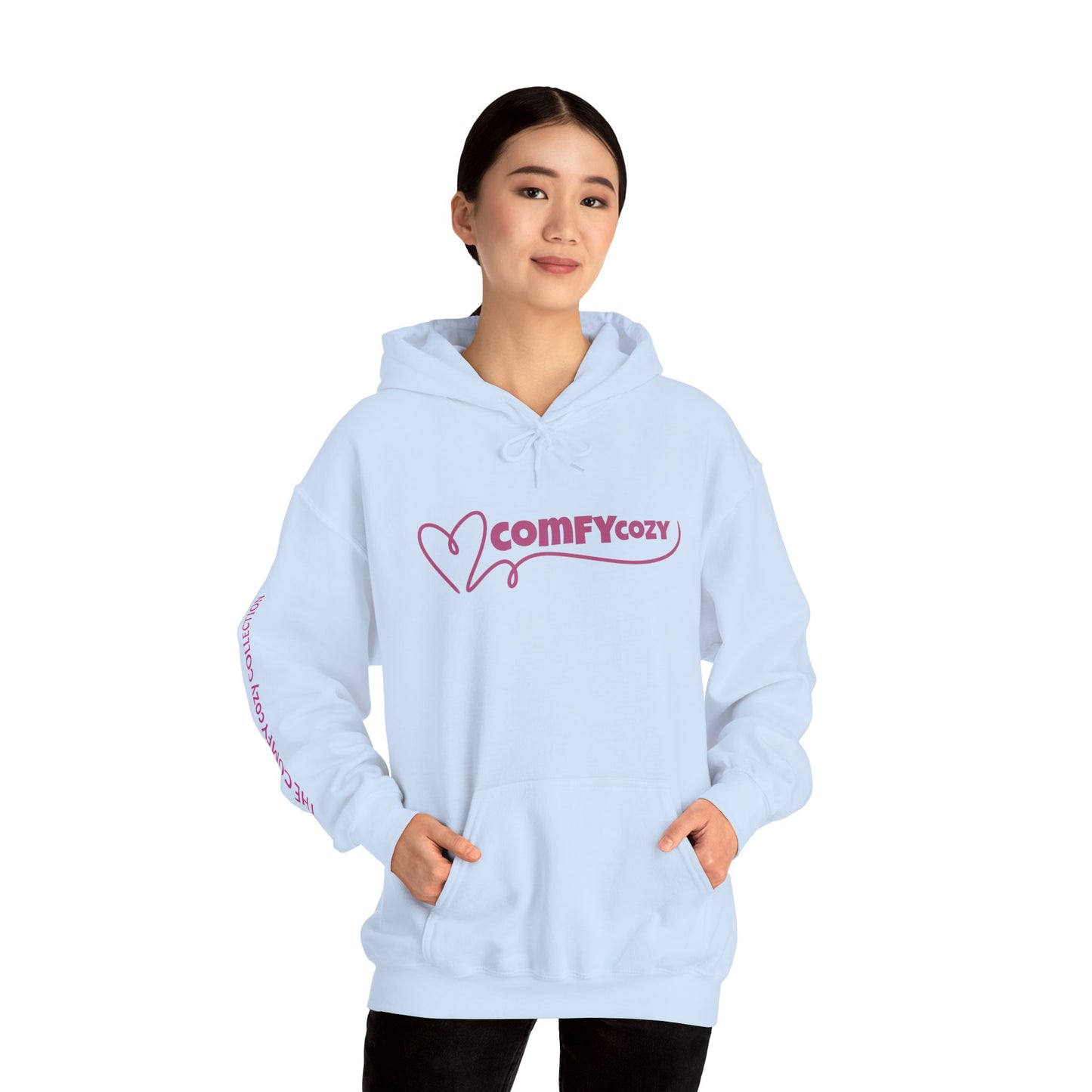 COMFYcozy Swirl Heart Heavy Blend™ Hooded Sweatshirt