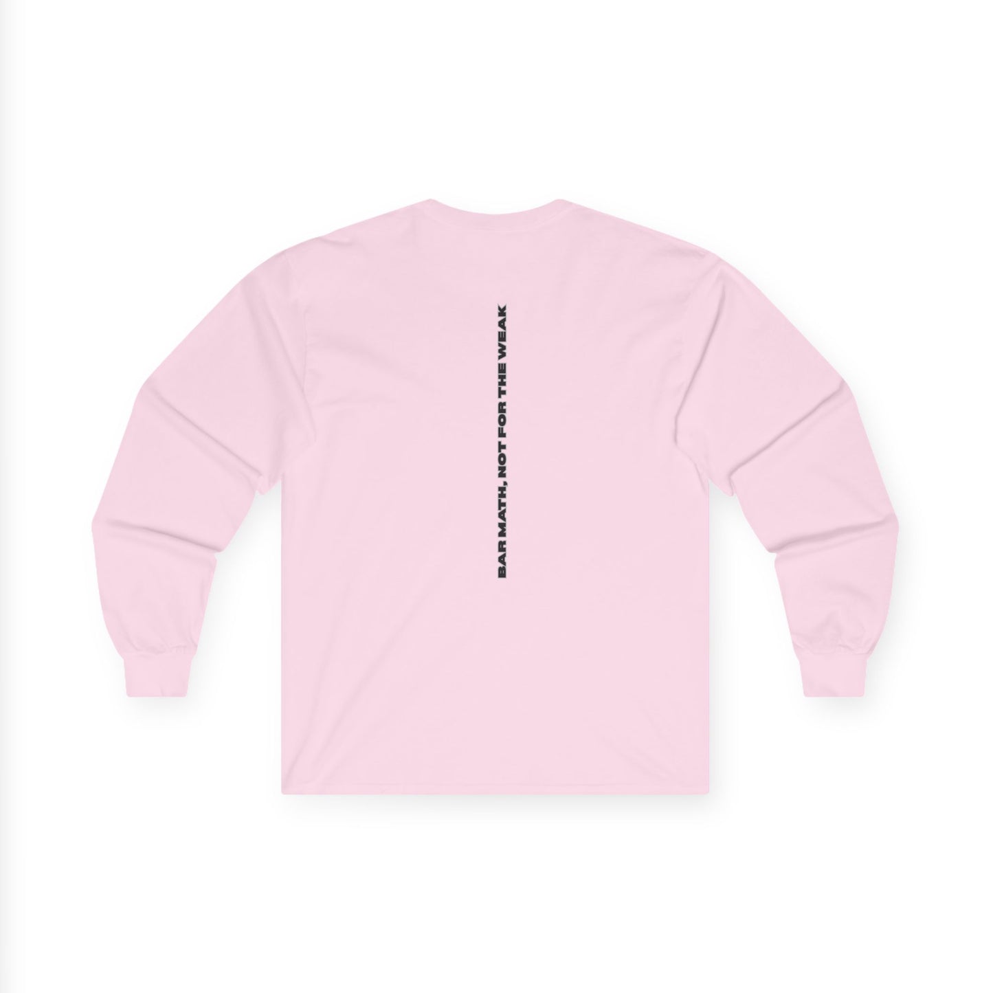 CRAVE IRON, BAR MATH Long Sleeve Tee