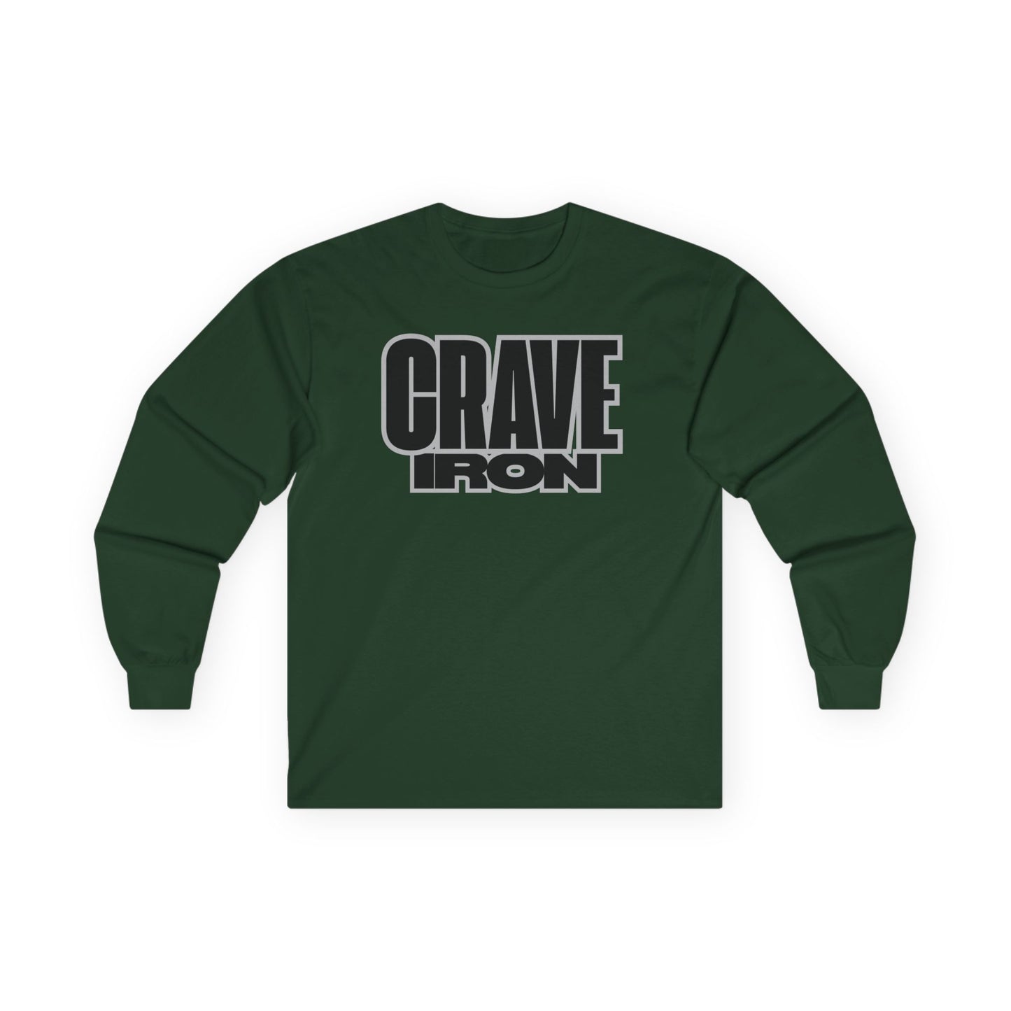 CRAVE IRON, BAR MATH Long Sleeve Tee