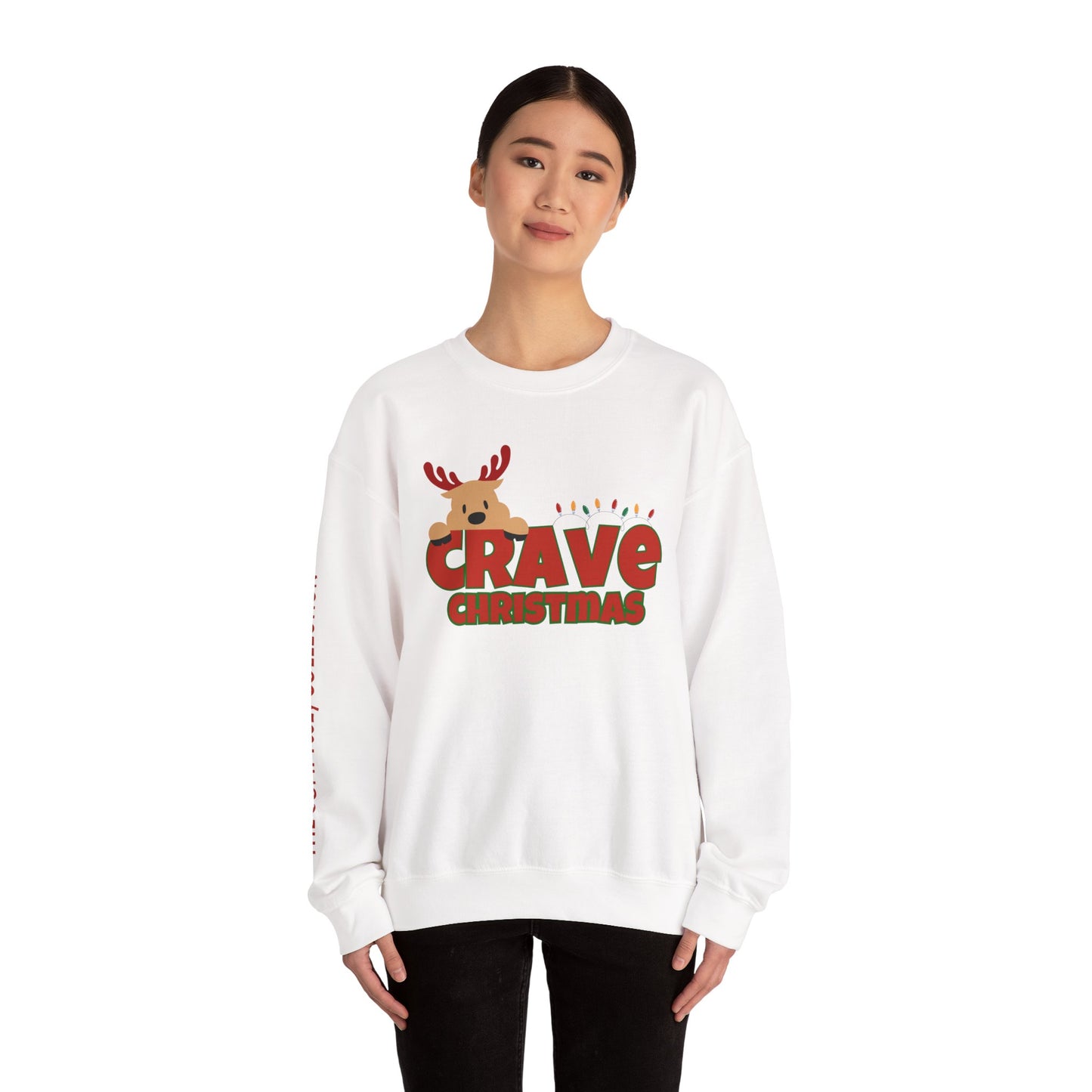 CRAVE CHRISTMAS REINDEER COMFYcozy Sweatshirt
