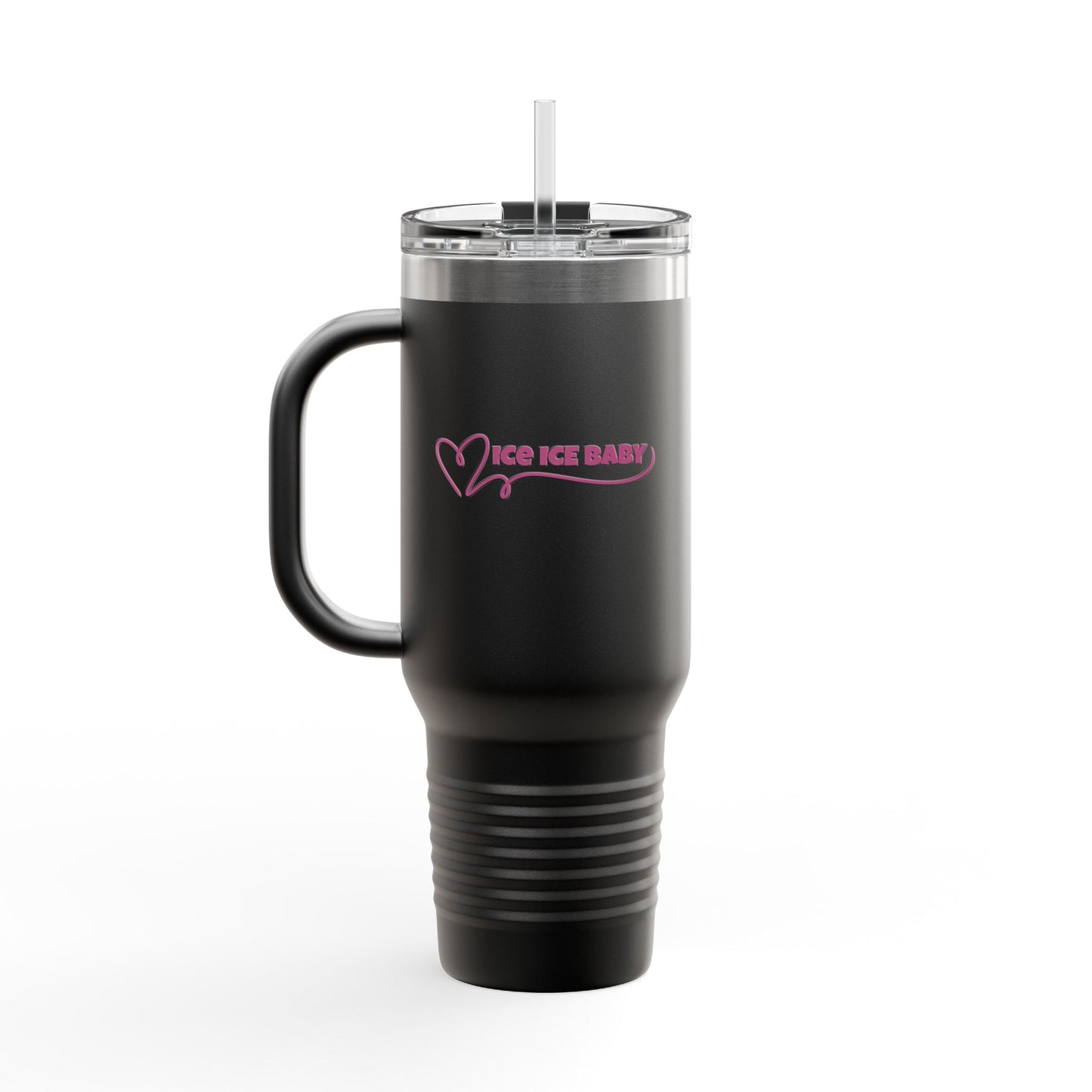 Ice Ice Baby Insulated Travel Mug, 40oz - Perfect for Hot/Cool Drinks, Travel, Gifts, Beach Days, Everyday Use
