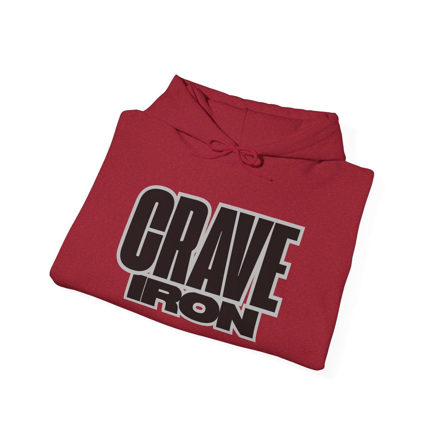 CRAVE IRON, BAR MATH Heavy Blend™ Hoodie Sweatshirt
