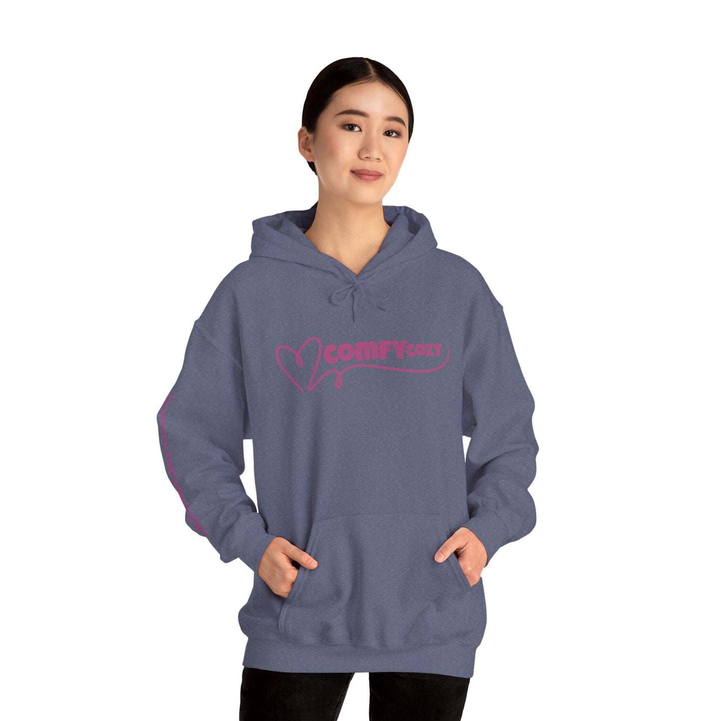 COMFYcozy Swirl Heart Heavy Blend™ Hooded Sweatshirt