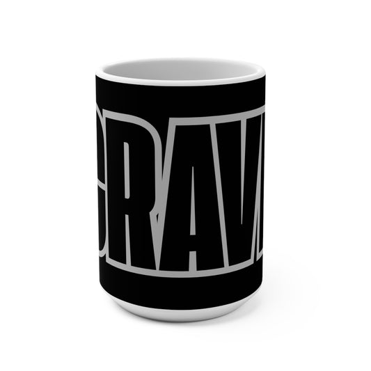 CRAVE, BAR MATH Black Coffee Mug 15oz