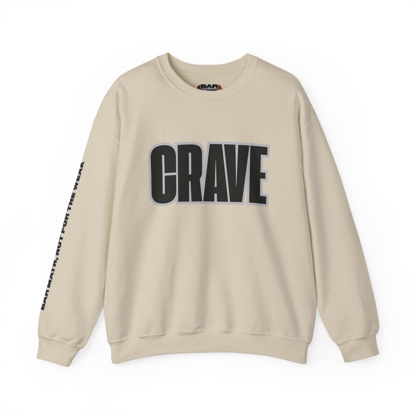 Copy of CRAVE IRON, BAR MATH Crewneck Sweatshirt