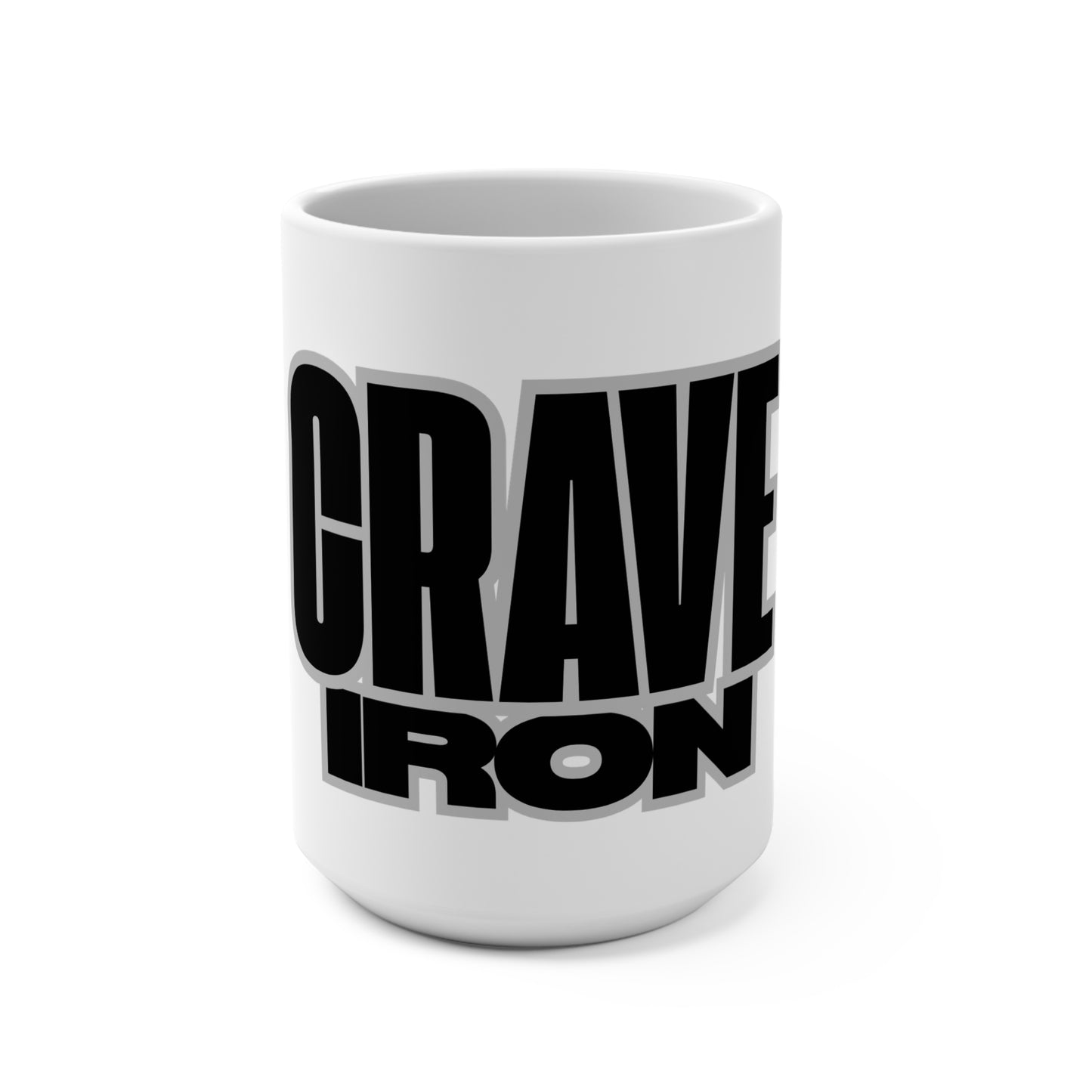 CRAVE IRON, BAR MATH Coffee Mug 15oz