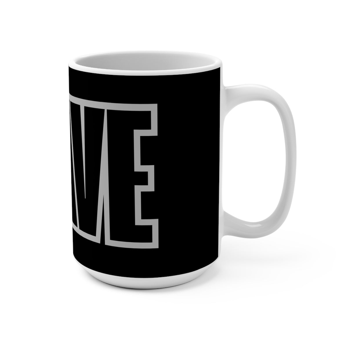 CRAVE, BAR MATH Black Coffee Mug 15oz