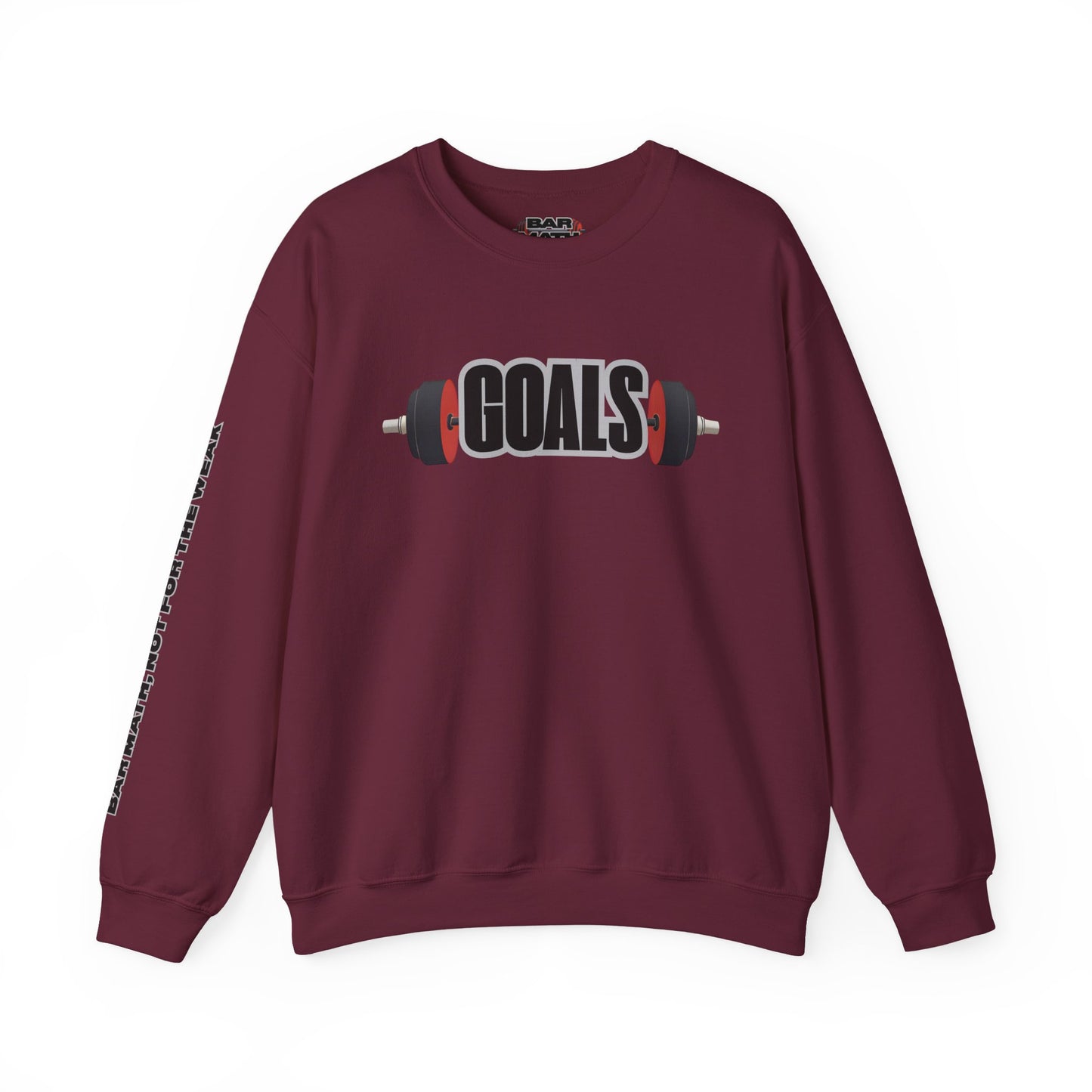 GOALS, BAR MATH Crewneck Sweatshirt