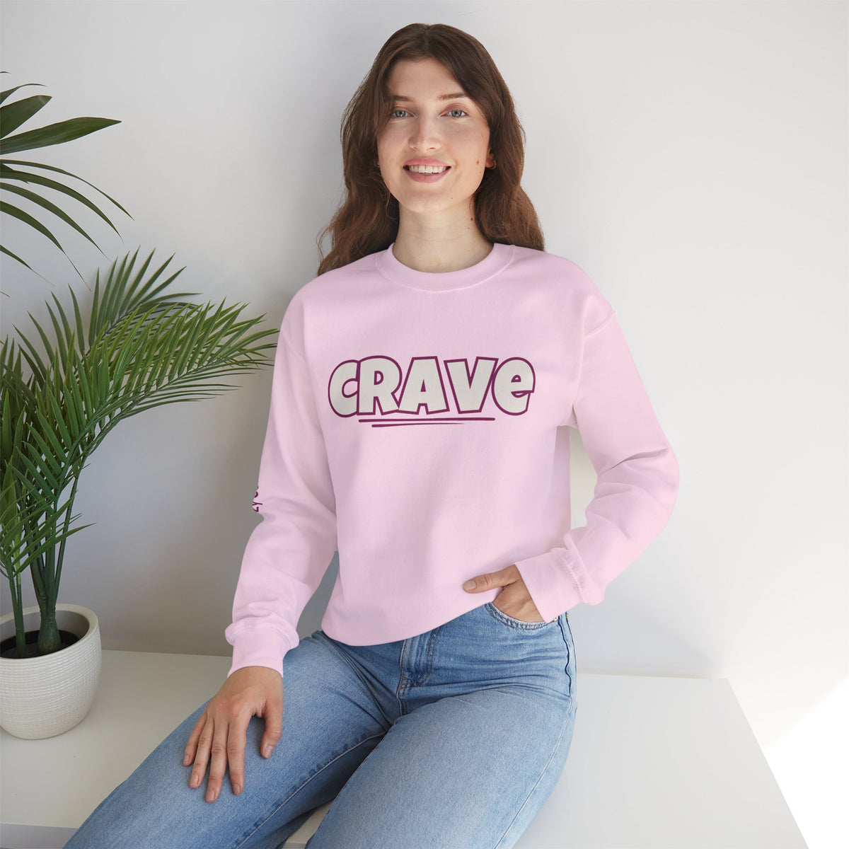 CRAVE our COMFYcozy Crewneck Sweatshirt