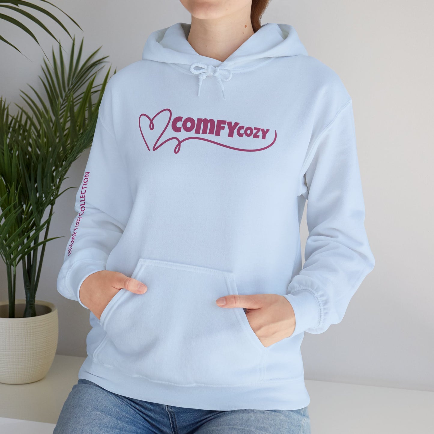 COMFYcozy Swirl Heart Heavy Blend™ Hooded Sweatshirt