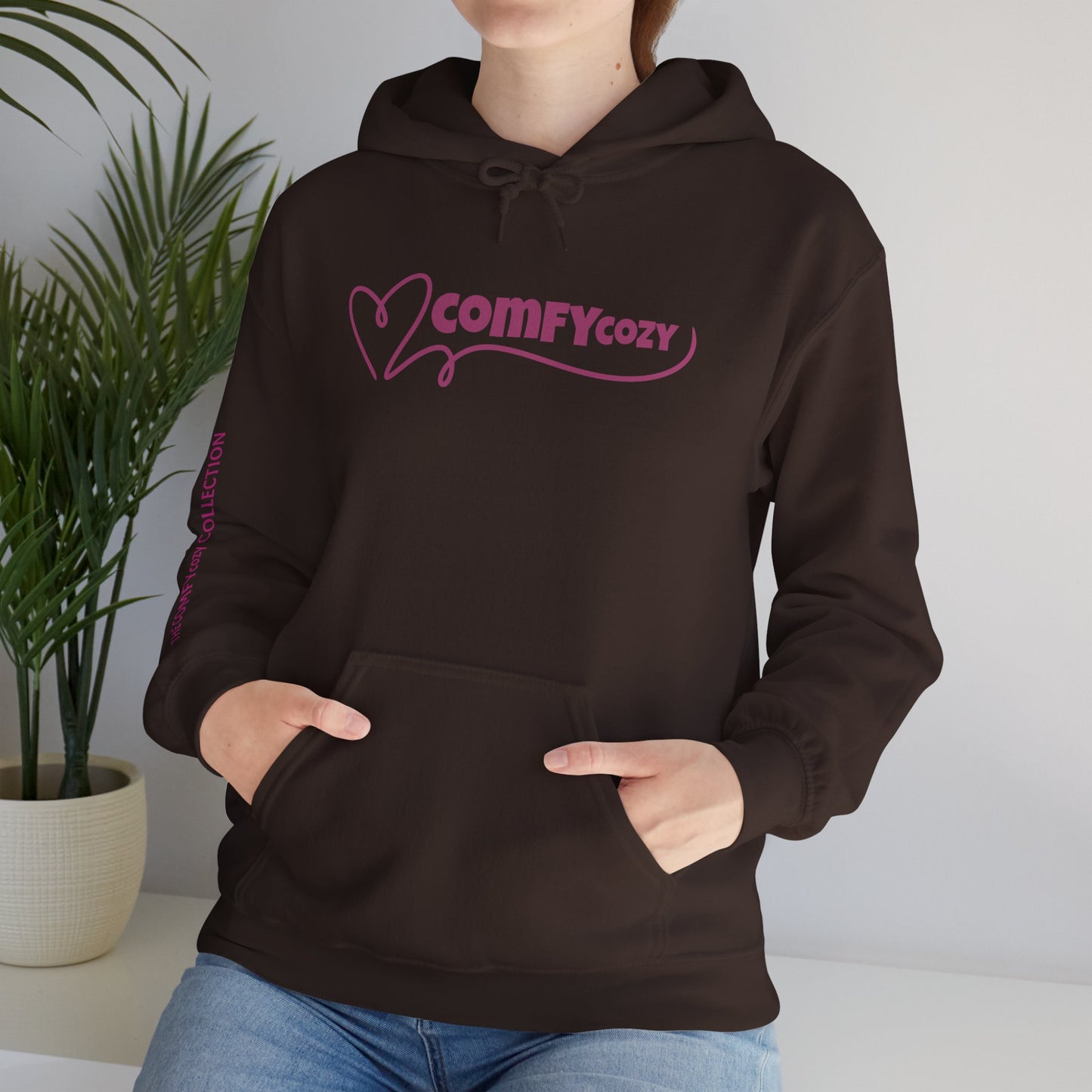 COMFYcozy Swirl Heart Heavy Blend™ Hooded Sweatshirt