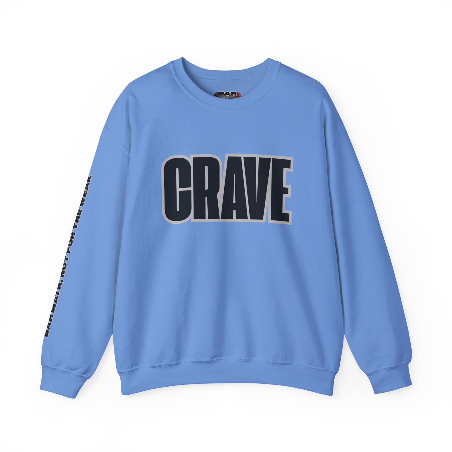 Copy of CRAVE IRON, BAR MATH Crewneck Sweatshirt