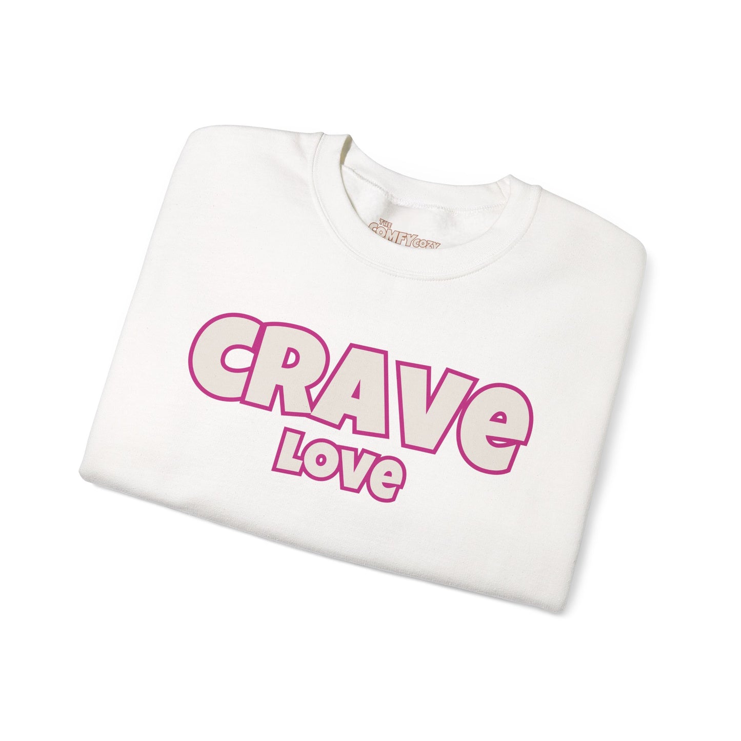 CRAVE LOVE Cozy Sweatshirt Pink