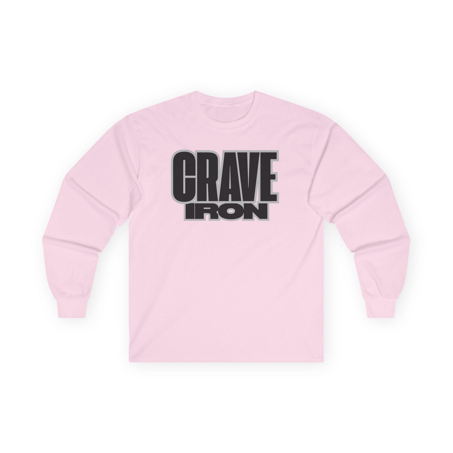 CRAVE IRON, BAR MATH Long Sleeve Tee