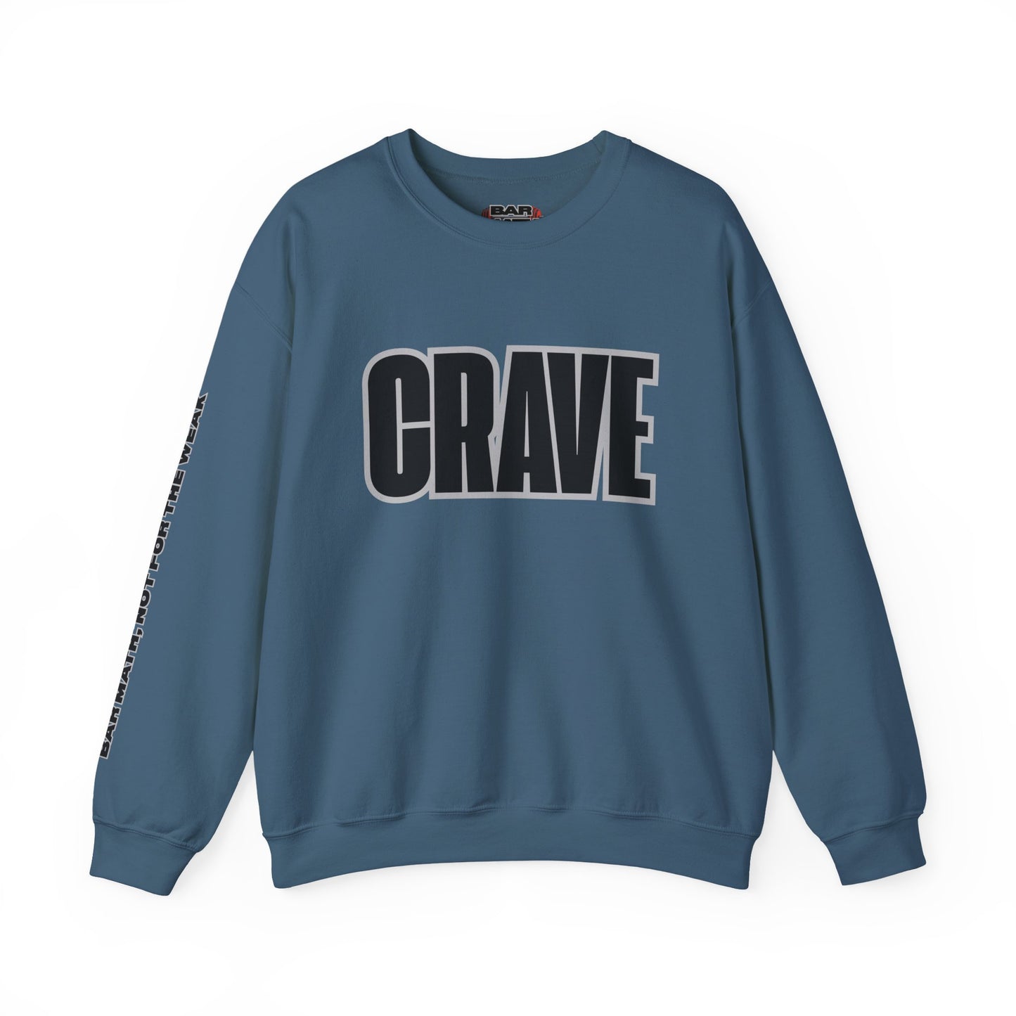 Copy of CRAVE IRON, BAR MATH Crewneck Sweatshirt