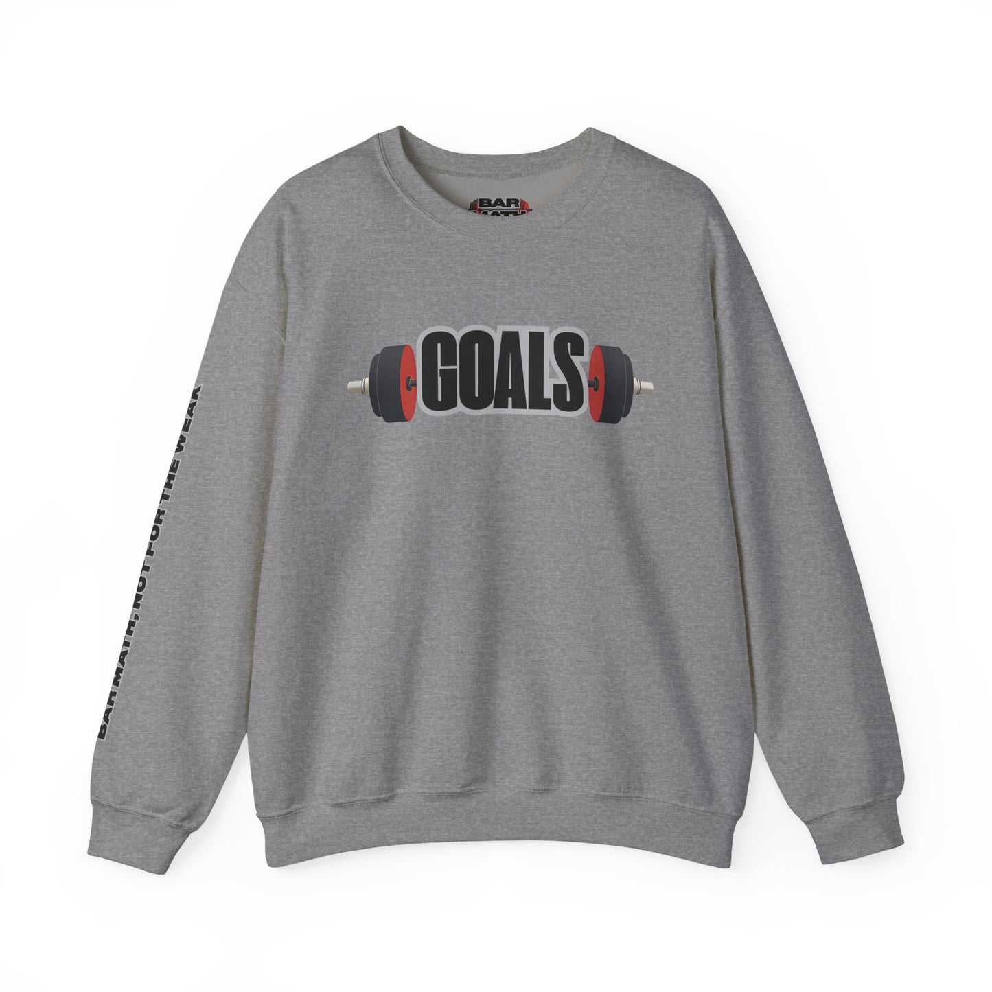 GOALS, BAR MATH Crewneck Sweatshirt