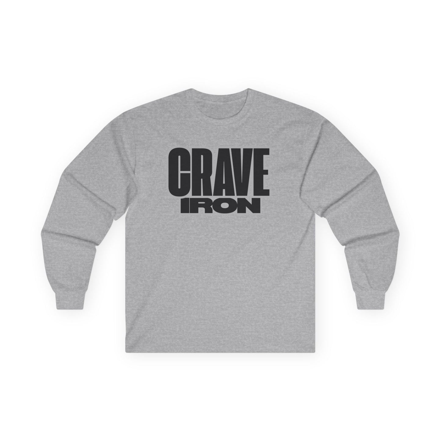 CRAVE IRON, BAR MATH Long Sleeve Tee