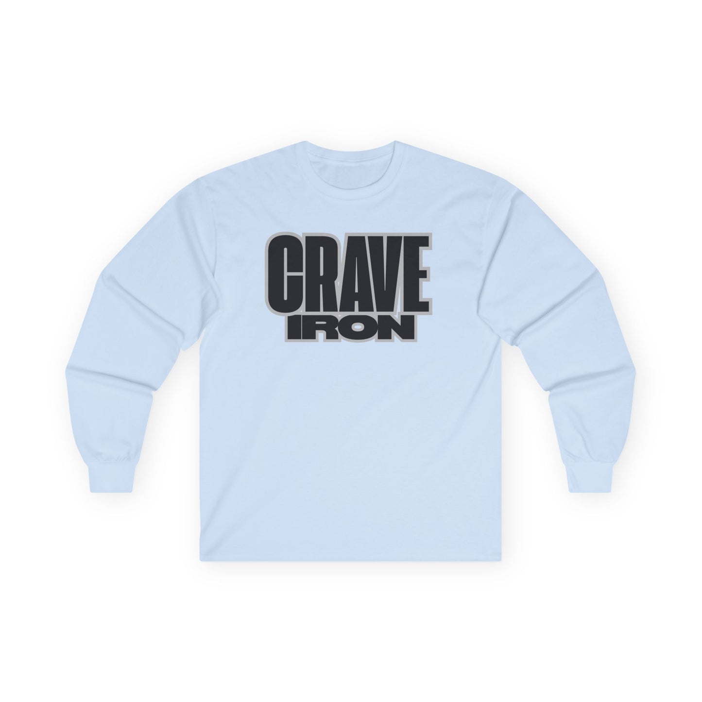 CRAVE IRON, BAR MATH Long Sleeve Tee