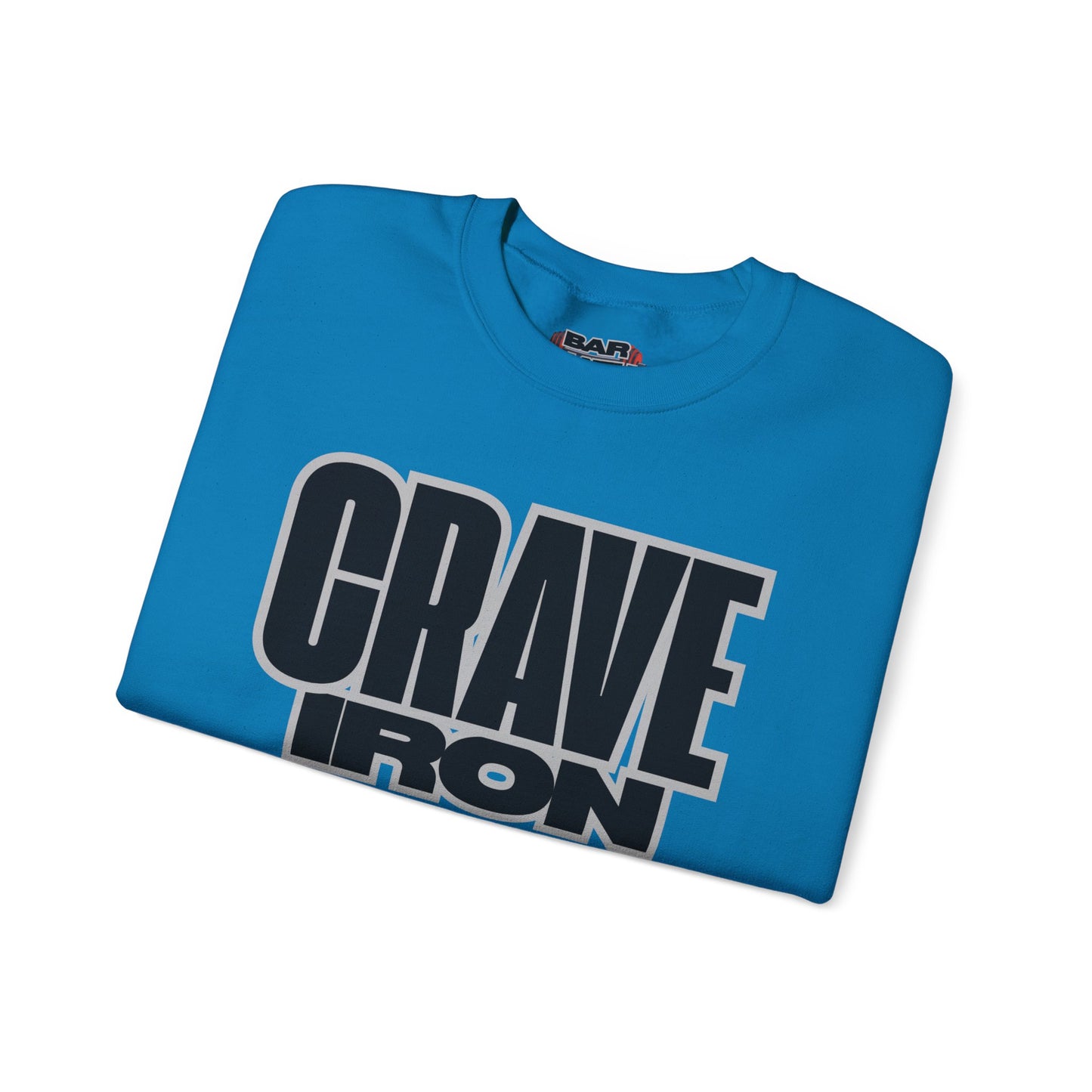 CRAVE IRON, BAR MATH Crewneck Sweatshirt