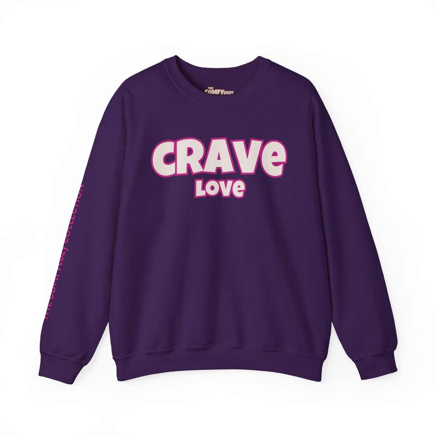 CRAVE LOVE Cozy Sweatshirt Pink