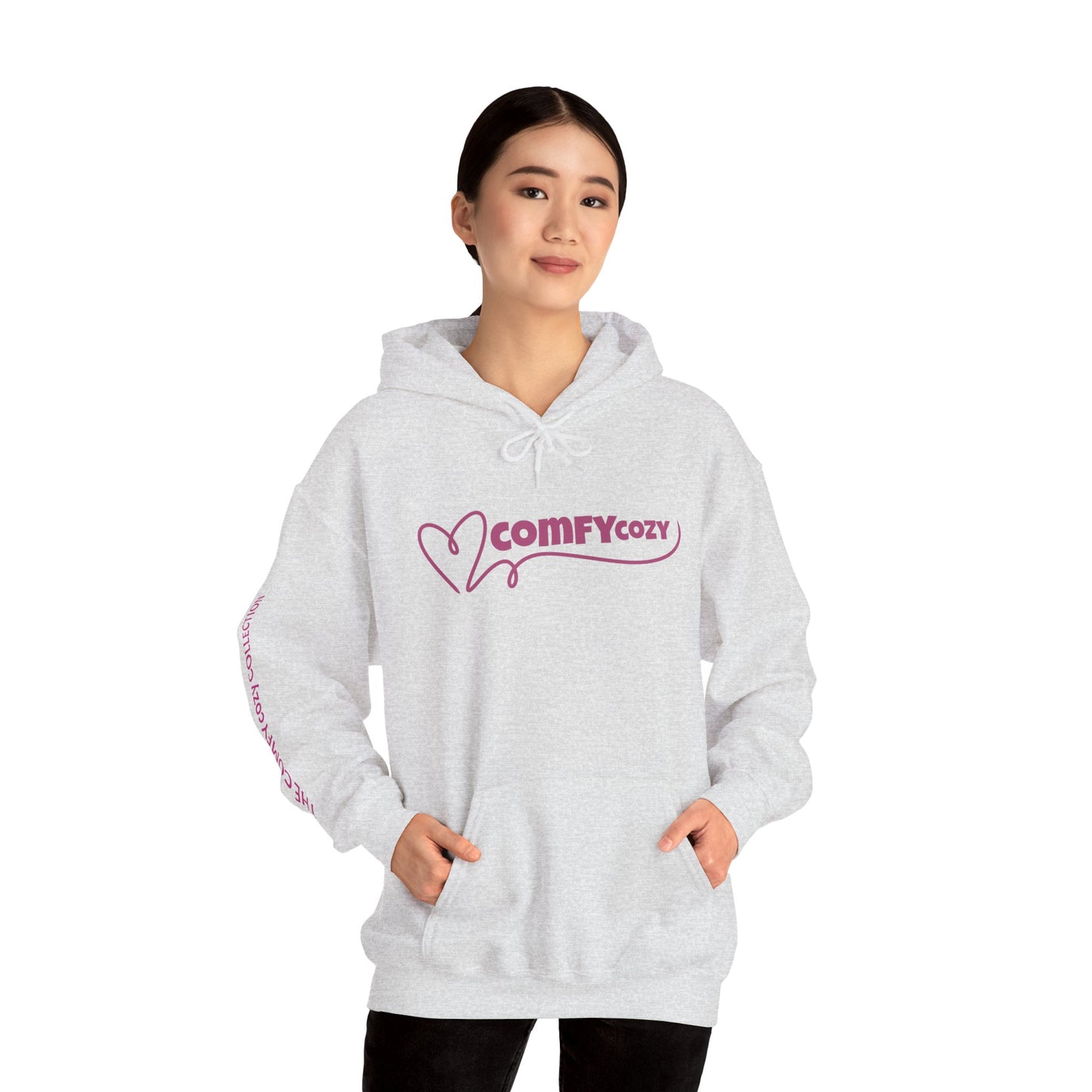 COMFYcozy Swirl Heart Heavy Blend™ Hooded Sweatshirt