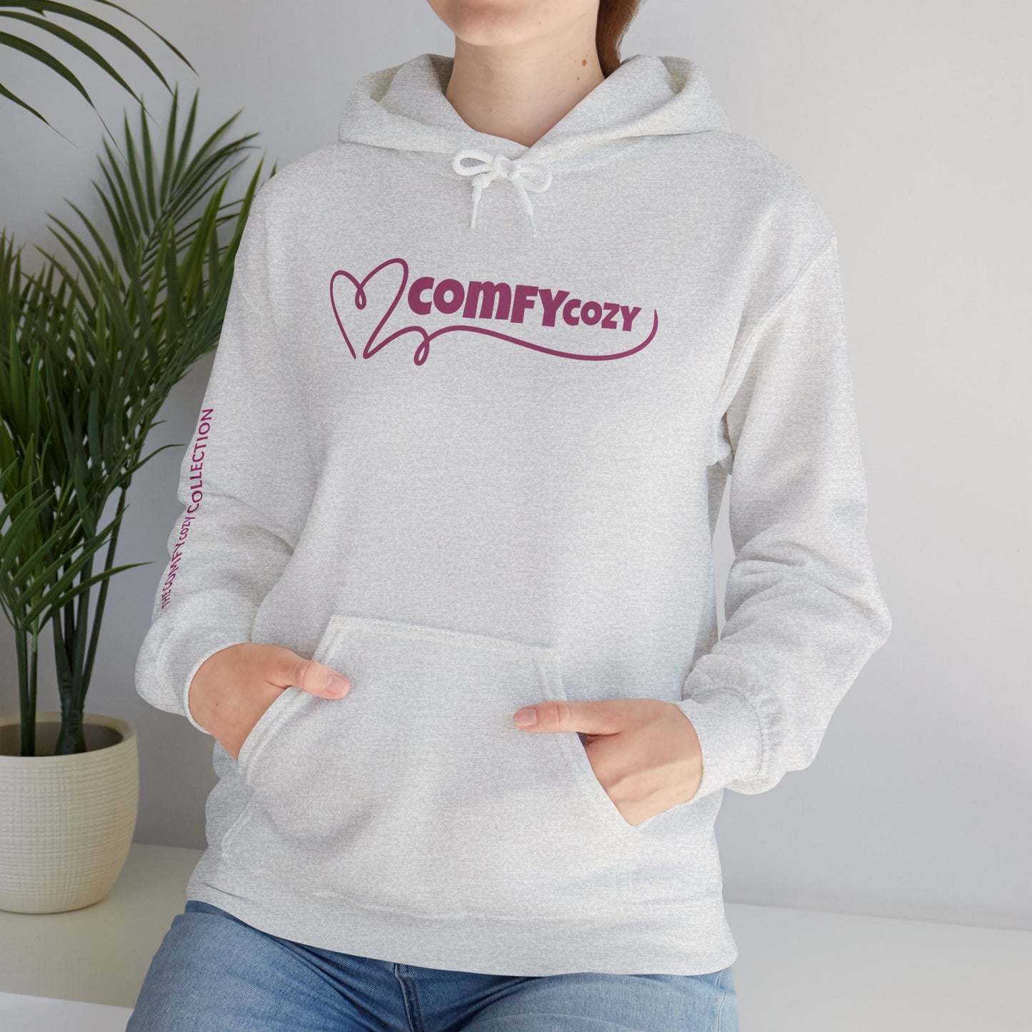 COMFYcozy Swirl Heart Heavy Blend™ Hooded Sweatshirt