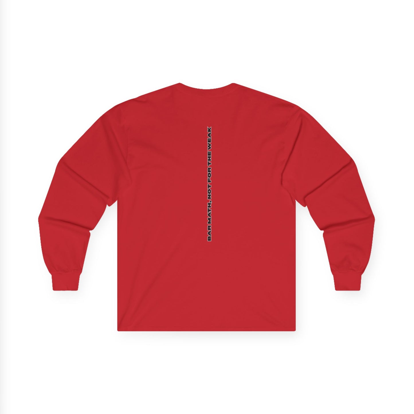 CRAVE IRON, BAR MATH Long Sleeve Tee
