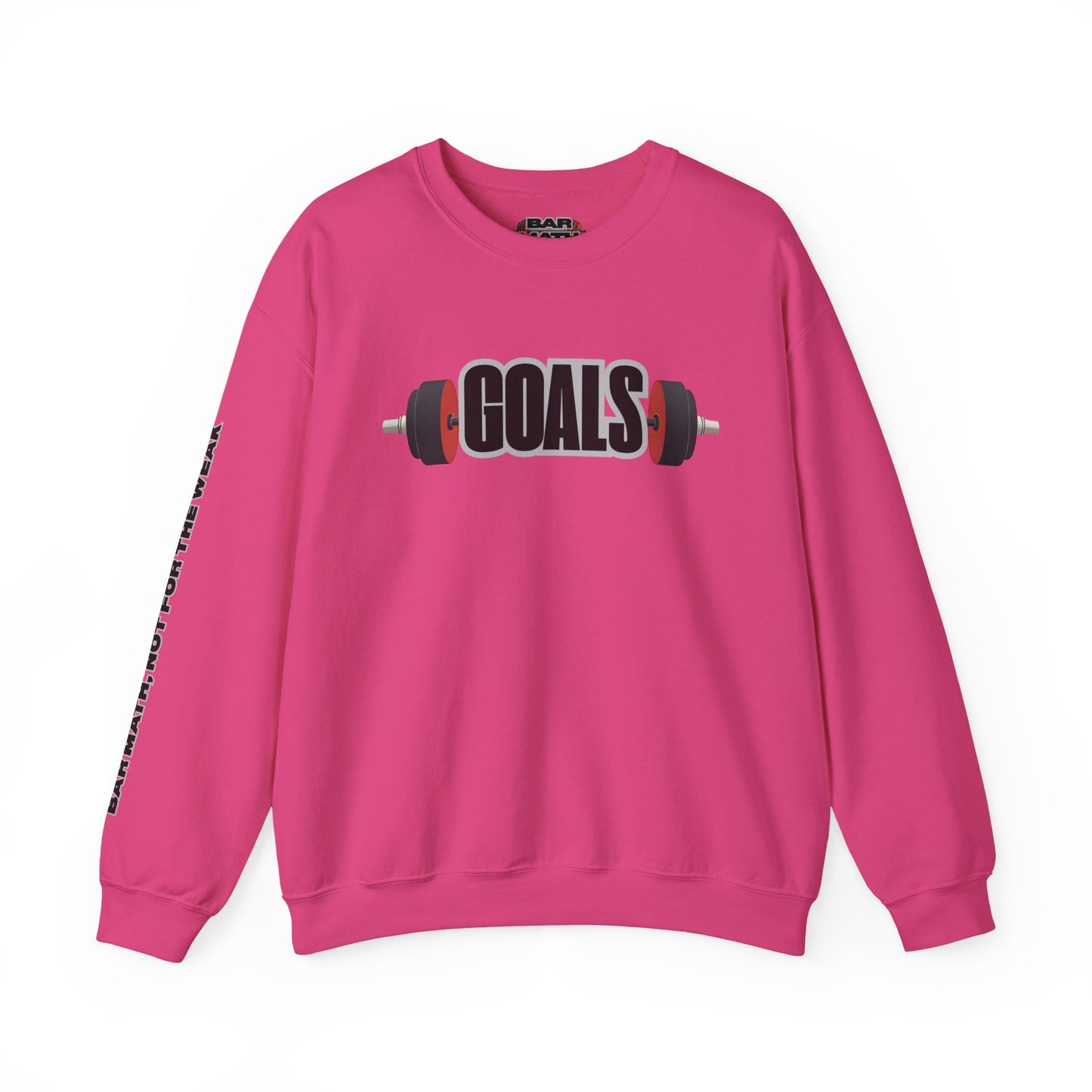 GOALS, BAR MATH Crewneck Sweatshirt