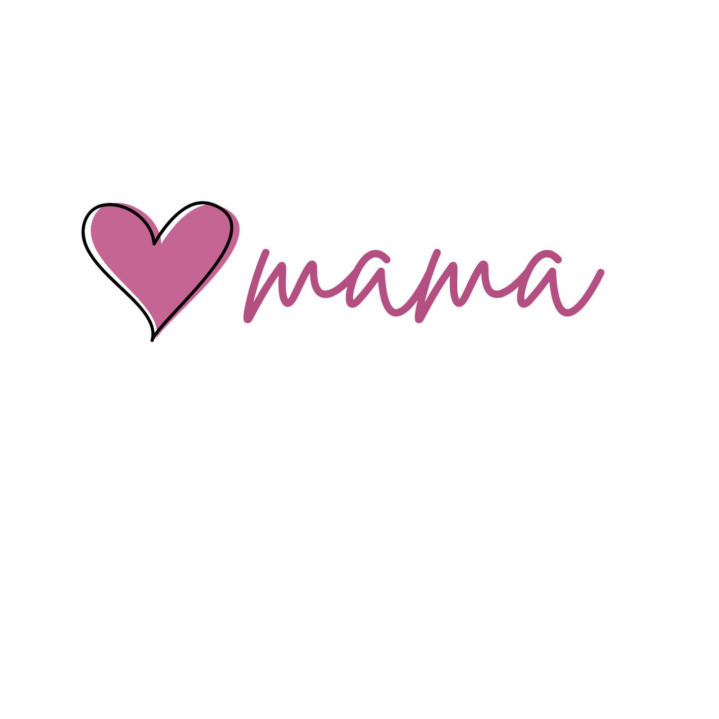 Mama Heart Coffee Mug (15oz)