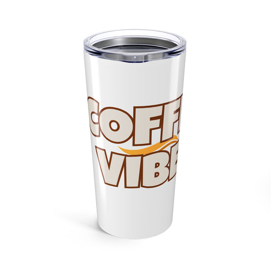 COFFEE VIBES Tumbler 20oz - Insulated Hot or Cold Travel Mug for Coffee Lovers