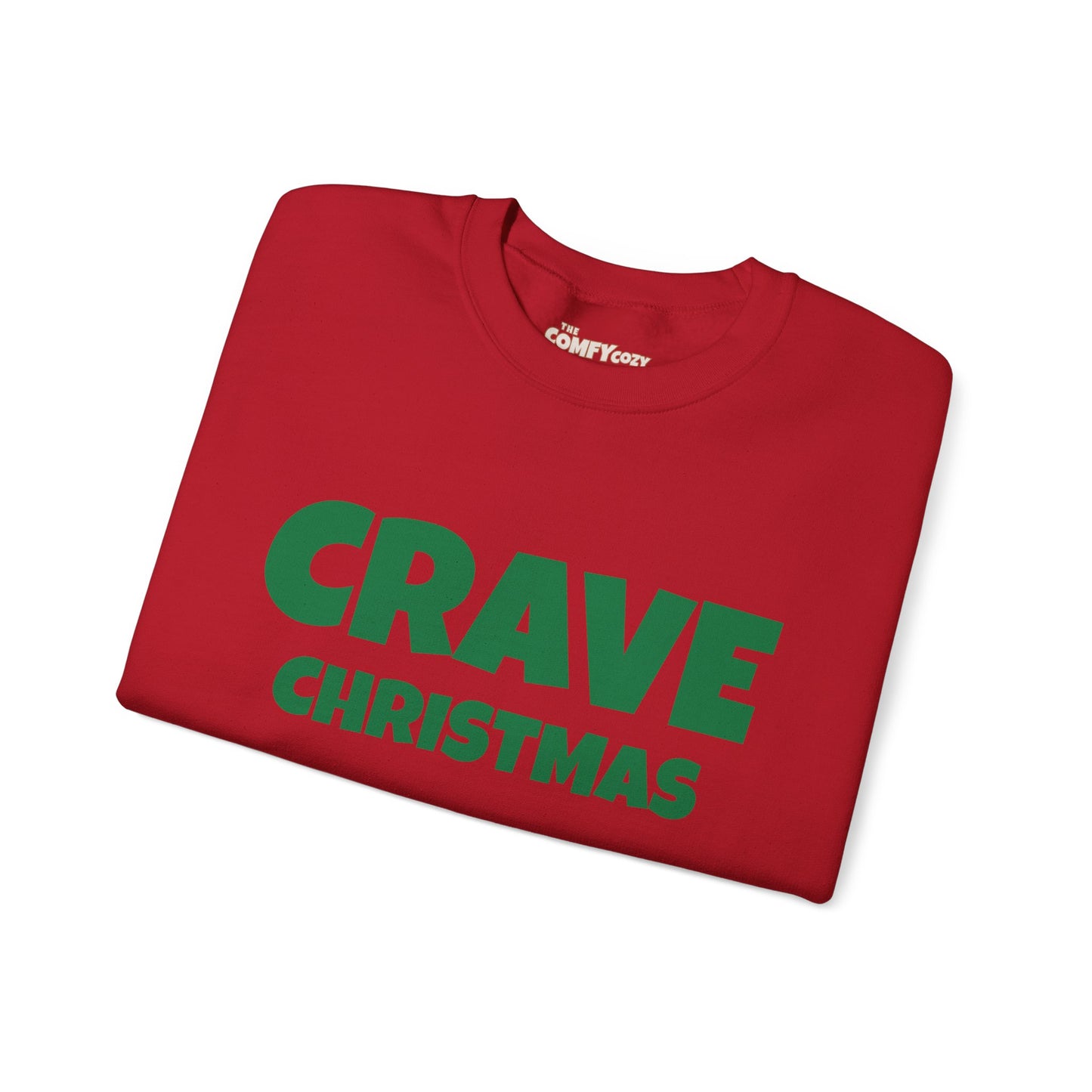 CRAVE CHRISTMAS Cozy Sweatshirt Red/Green