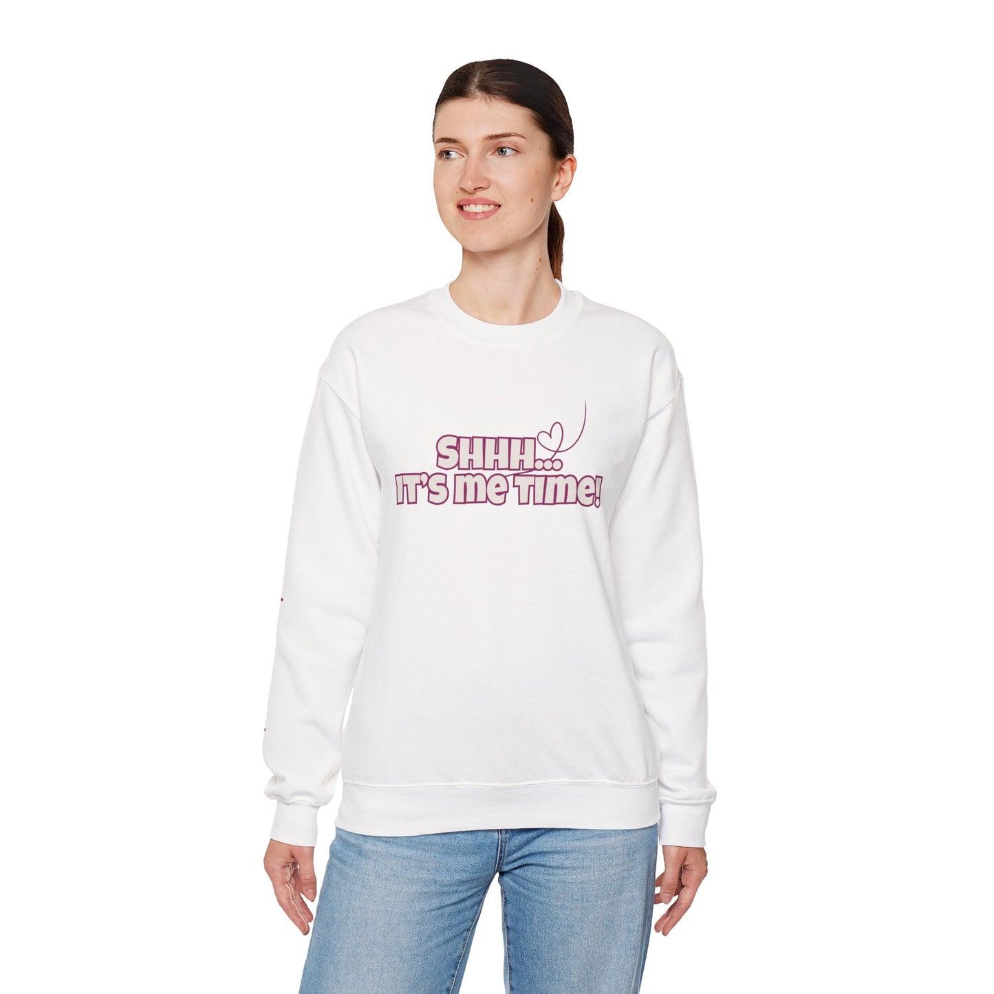 Shhh It's Me Time COMFYcozy crewneck sweatshirt