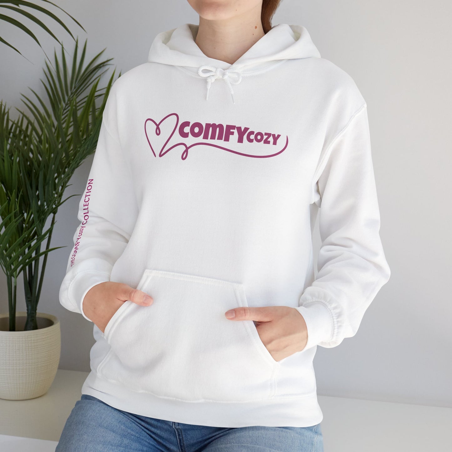 COMFYcozy Swirl Heart Heavy Blend™ Hooded Sweatshirt