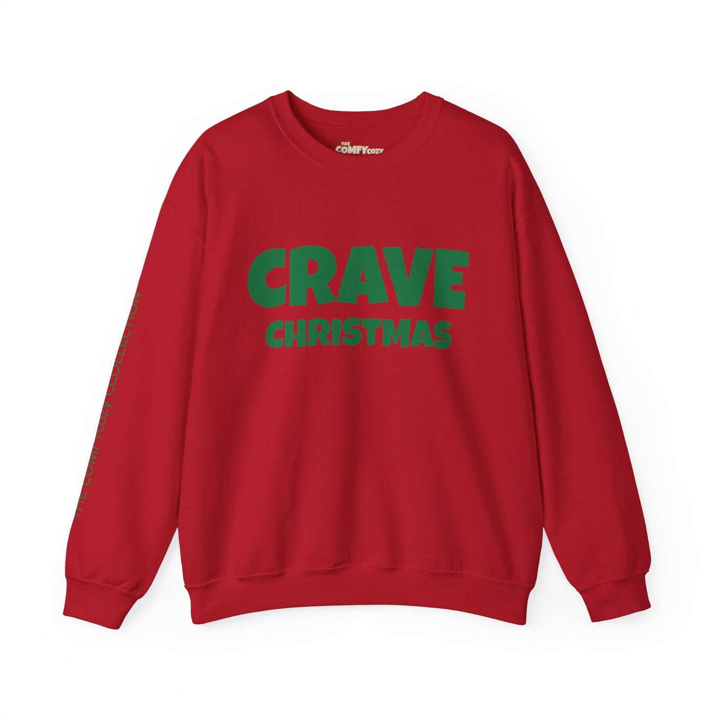 CRAVE CHRISTMAS Cozy Sweatshirt Red/Green
