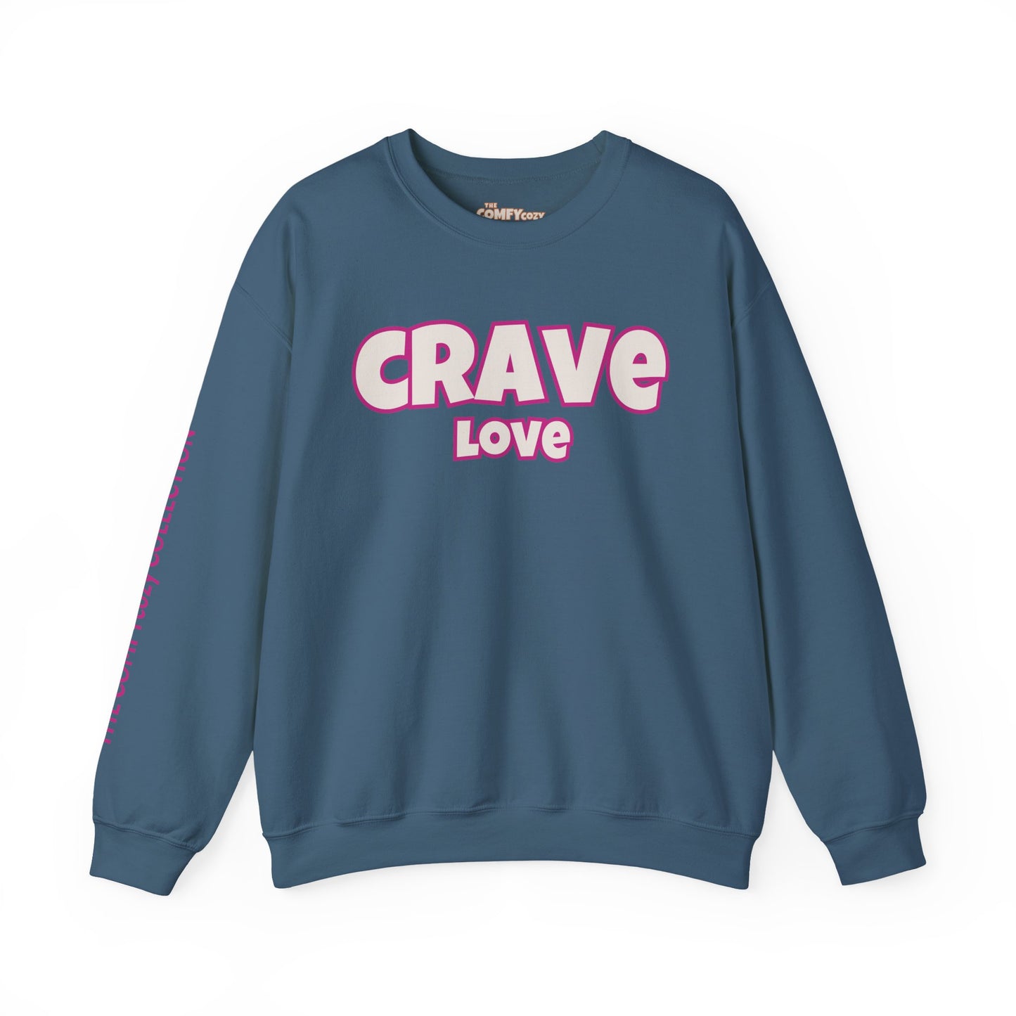CRAVE LOVE Cozy Sweatshirt Pink