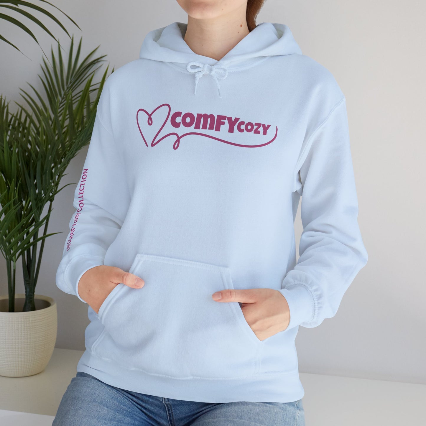 COMFYcozy Swirl Heart Heavy Blend™ Hooded Sweatshirt