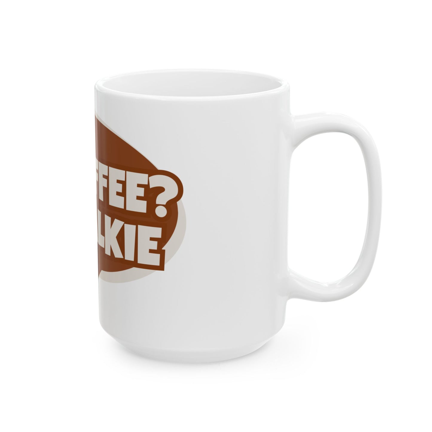 NO COFFEE? NO TALKIE Bronze Coffee Mug  (15oz)