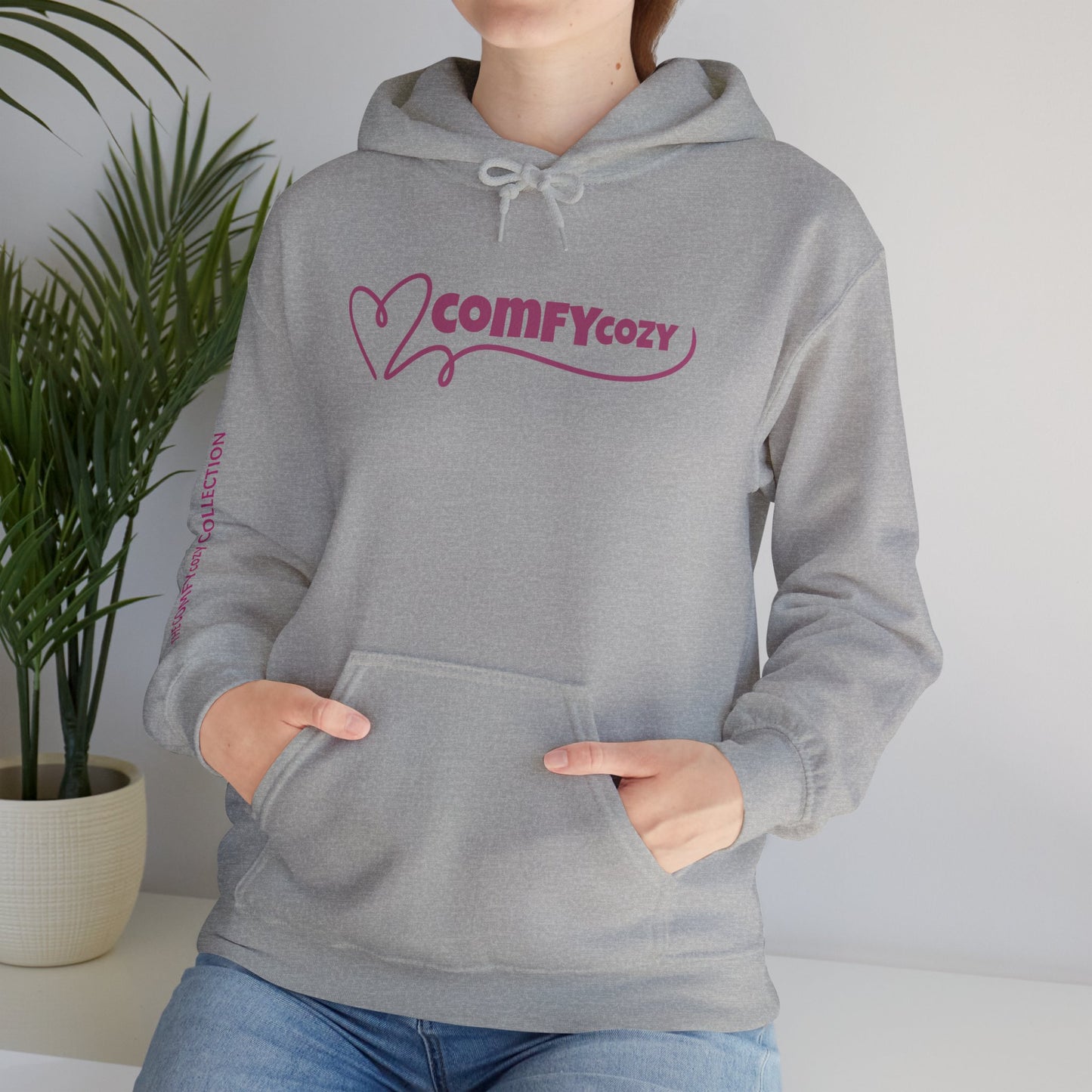 COMFYcozy Swirl Heart Heavy Blend™ Hooded Sweatshirt