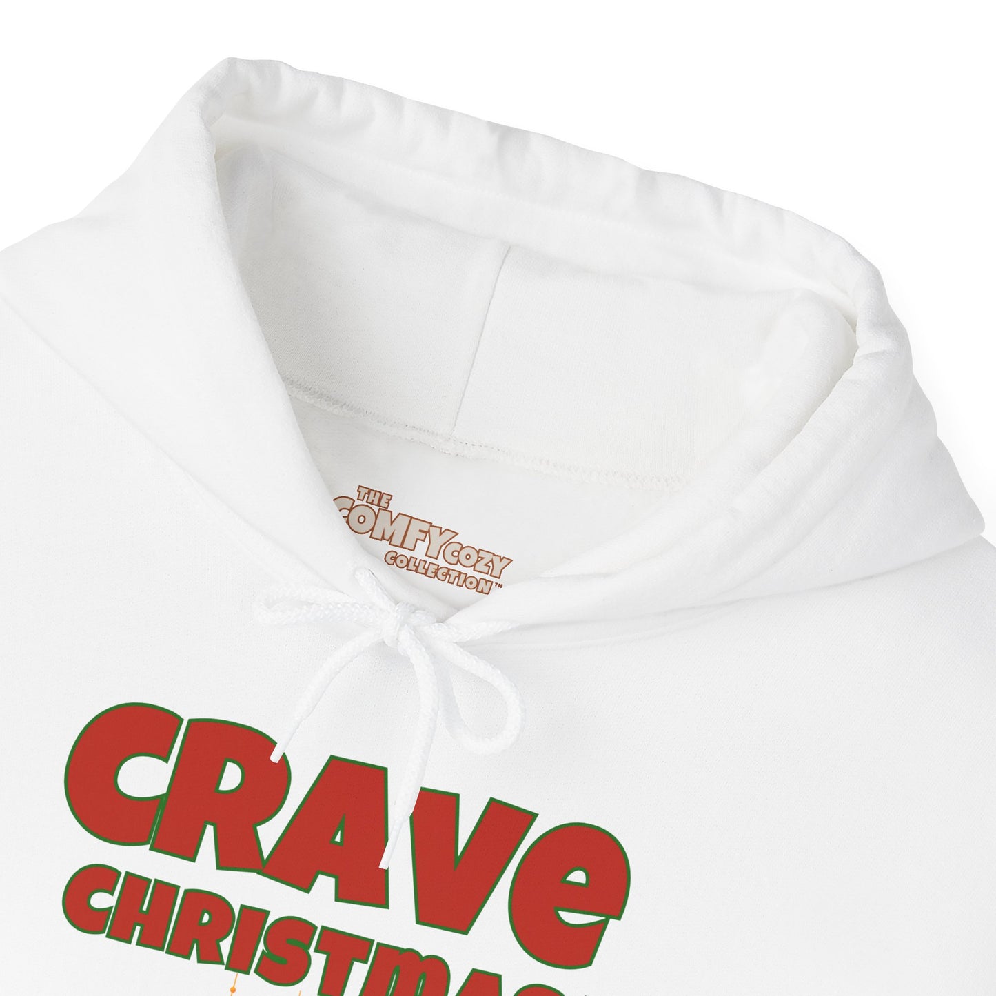 CRAVE CHRISTMAS BALLS COMFYcozy Heavy Blend™ Hooded Sweatshirt