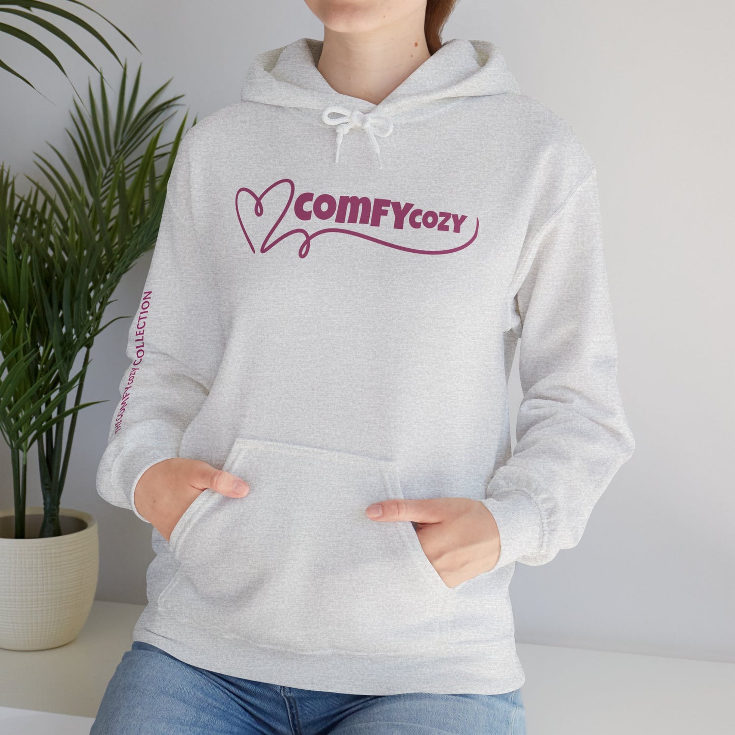 COMFYcozy Swirl Heart Heavy Blend™ Hooded Sweatshirt