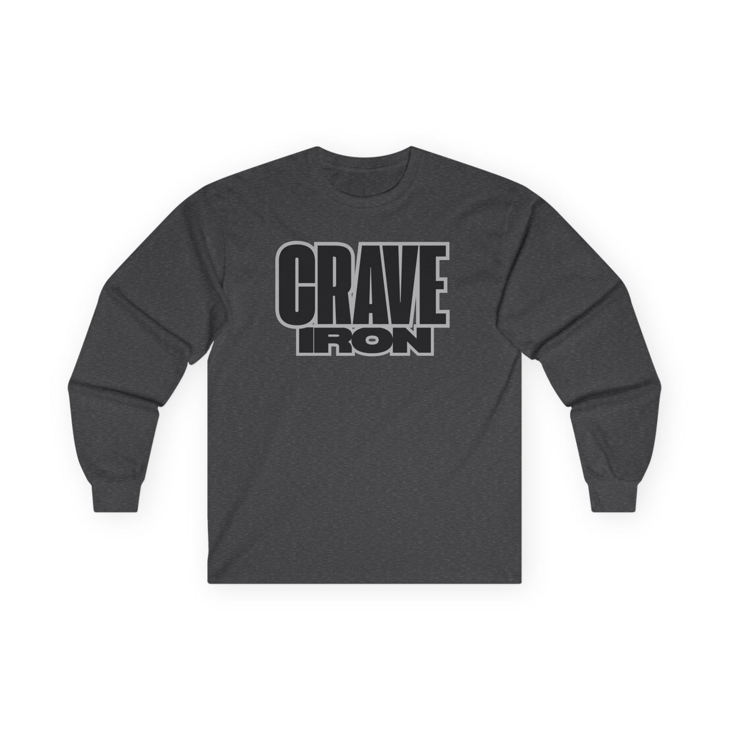 CRAVE IRON, BAR MATH Long Sleeve Tee