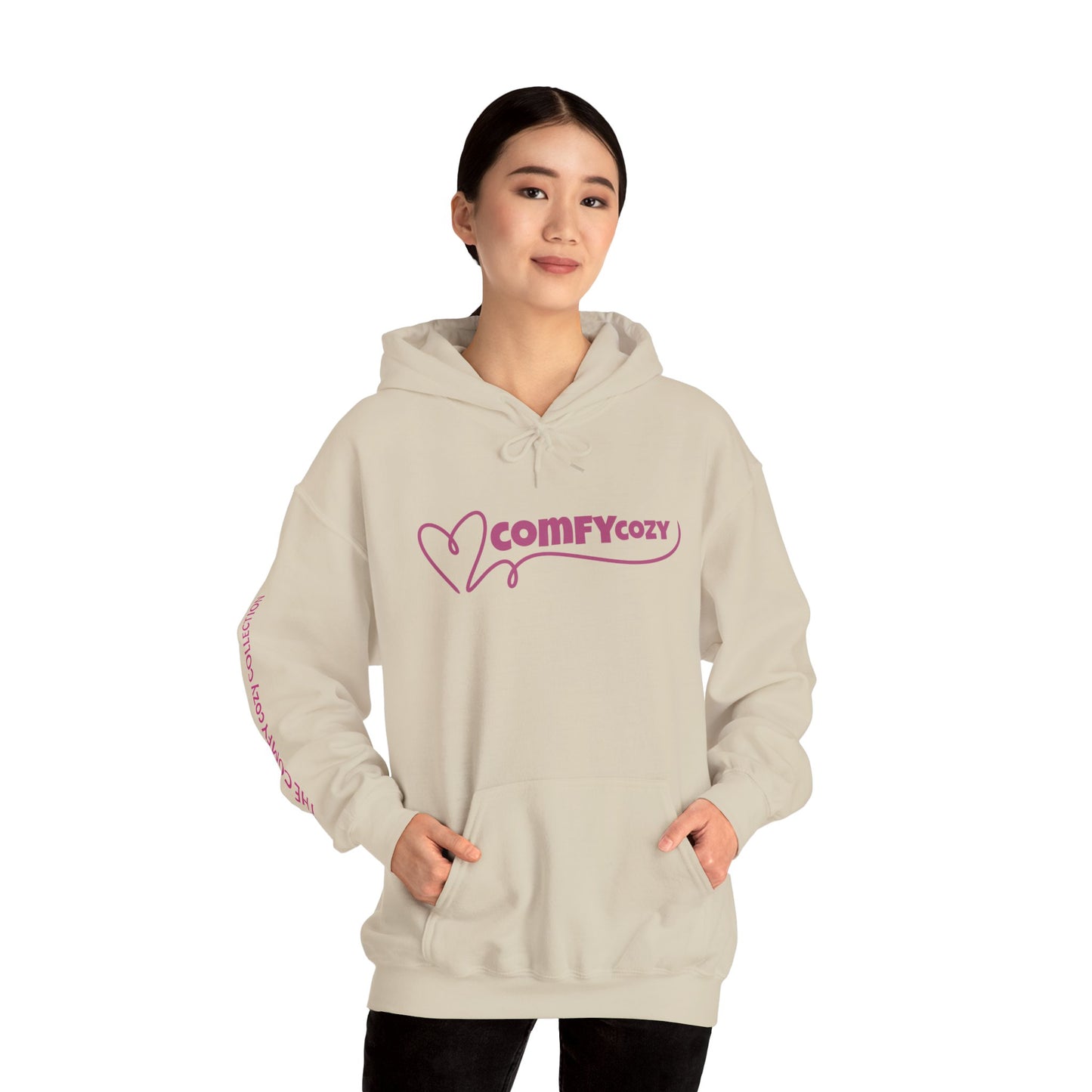COMFYcozy Swirl Heart Heavy Blend™ Hooded Sweatshirt