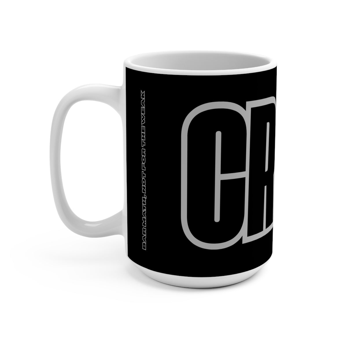 CRAVE, BAR MATH Black Coffee Mug 15oz
