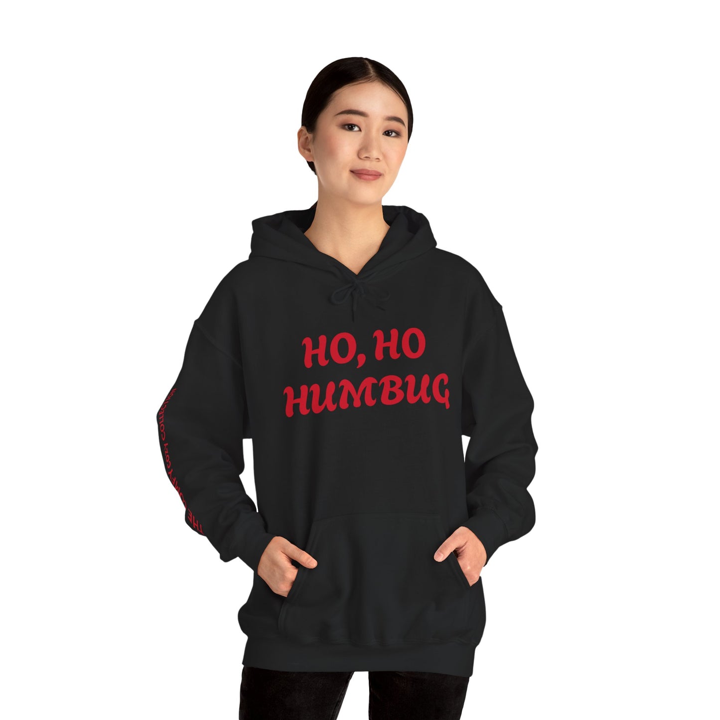 HO, HO HUMBUG COMFYcozy Heavy Blend™ Hooded Sweatshirt