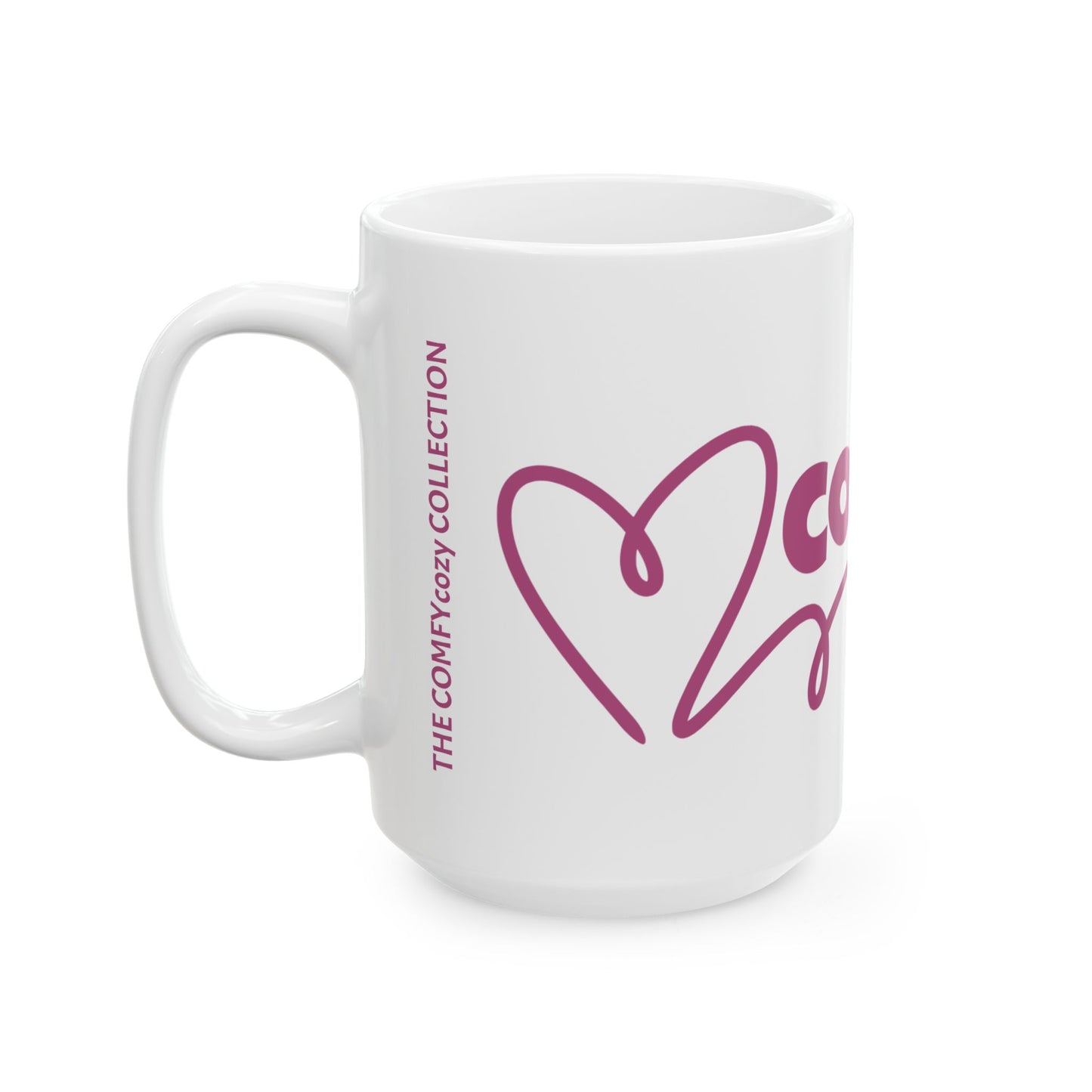 COMFYcozy Swirl Heart Coffee Mug  (15oz)
