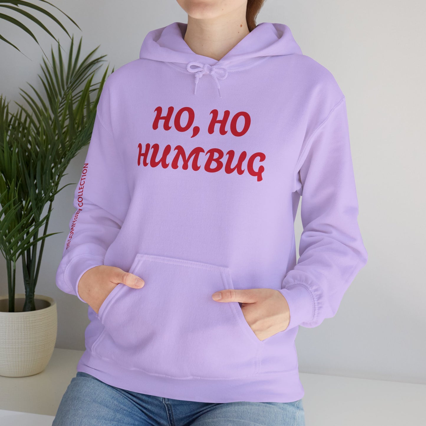 HO, HO HUMBUG COMFYcozy Heavy Blend™ Hooded Sweatshirt
