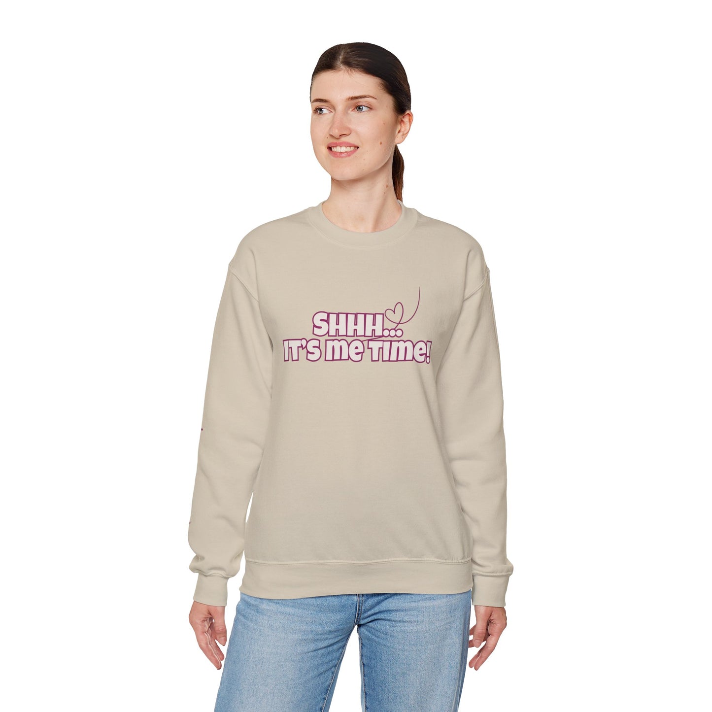 Shhh It's Me Time COMFYcozy crewneck sweatshirt