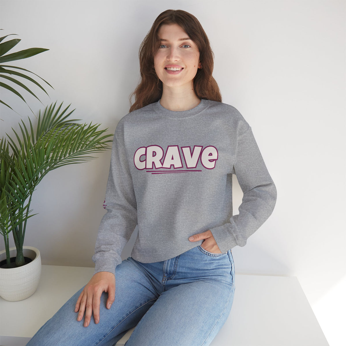 CRAVE our COMFYcozy Crewneck Sweatshirt